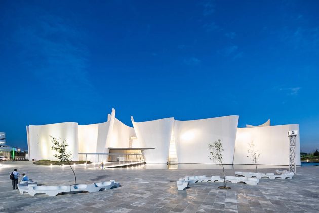 Danstek construye el Museo Internacional del Barroco en tiempo record : Fotografía © Danstek México