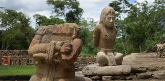 Esculturas de cautivos fueron hechas durante crisis de las grandes urbes mayas : Foto © Mauricio Marat INAH