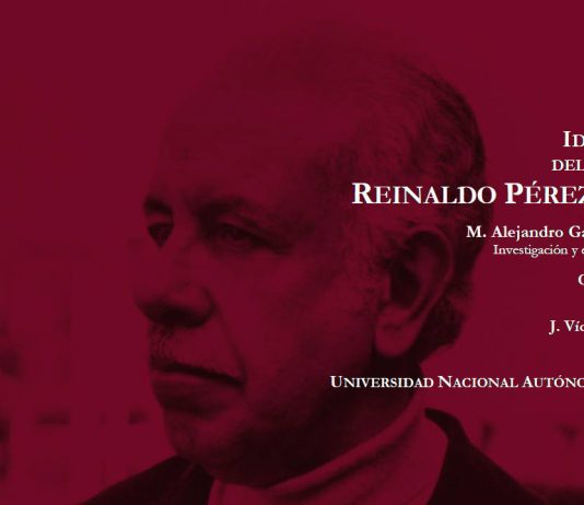 Ideas y Obra del Arquitecto Reinaldo Pérez Rayón : Portada © Facultad de Arquitectura de la UNAM