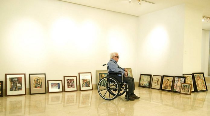Oswaldo Vigas in The Orchid Seller : Photo credits © Fundación Oswaldo Vigas