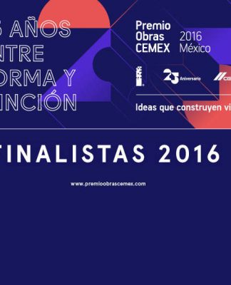Premio Obras CEMEX 2016 : Cartel © Premio Obras CEMEX