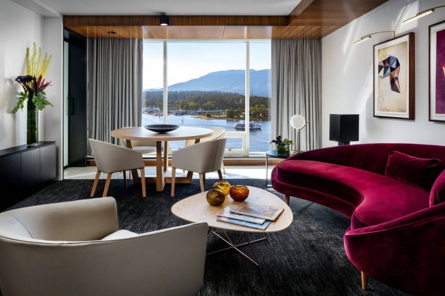 Fairmont Pacific Rim - Owner's Suite Living Room : Photo credit © Fairmont Pacific Rim