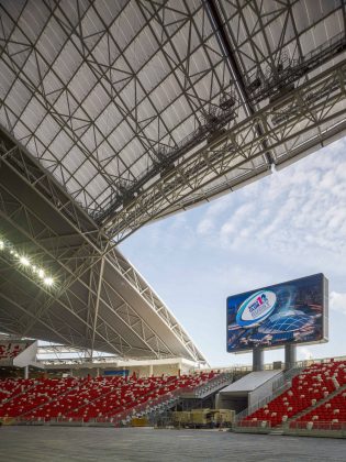 Elite-level sports functionality as well as every-day use are both key drivers for the new National Stadium design : Photo credit © Christian Richters