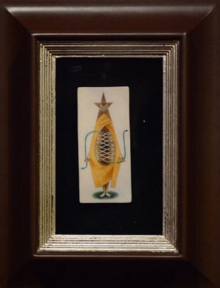 Carta de Tarot de 1957 creada por la artista Remedios Varo : Fotografía © Museo de Arte Moderno