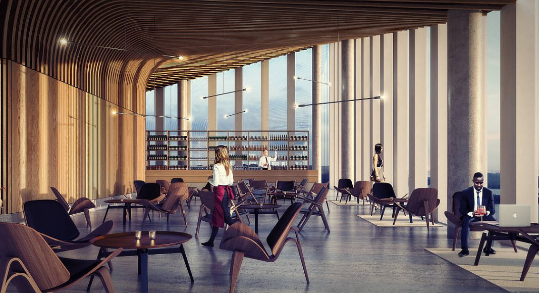 Breiavatnet Lanterna Top Floor en Stavanger, Noruega by Schmidt Hammer Lassen Architects : Render © Schmidt Hammer Lassen Architects