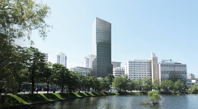 Breiavatnet Lanterna en Stavanger, Noruega by Schmidt Hammer Lassen Architects : Render © Schmidt Hammer Lassen Architects