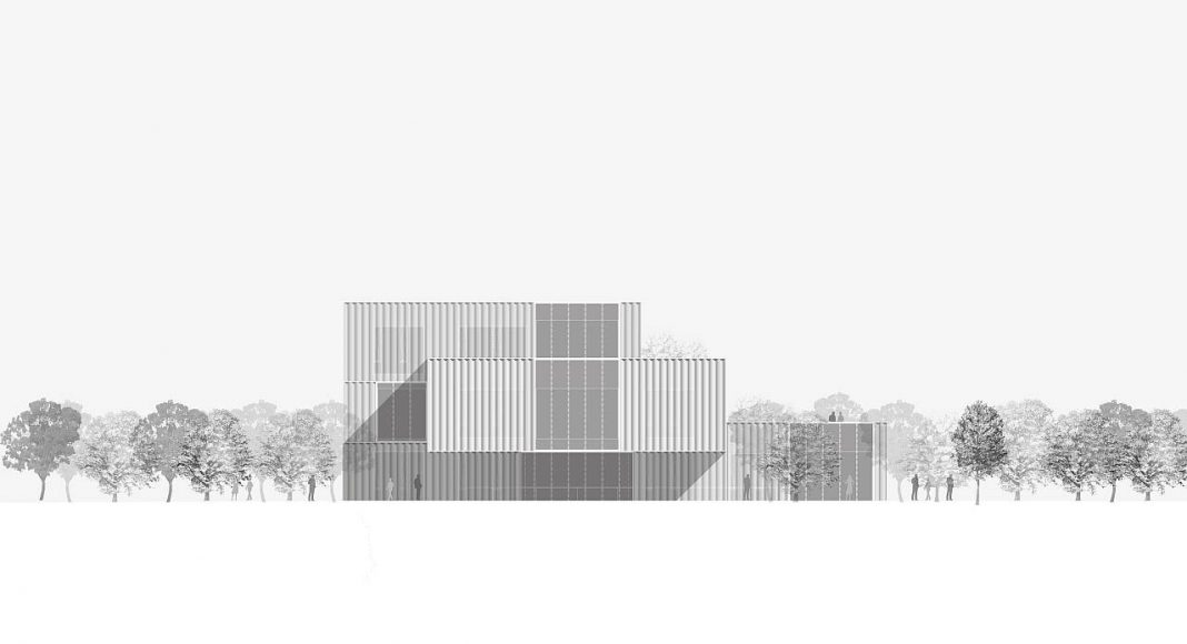 CaoHeJing Innovation Incubator Shanghai/ China Elevation by Schmidt Hammer Lassen Architects : Drawing © Schmidt Hammer Lassen Architects