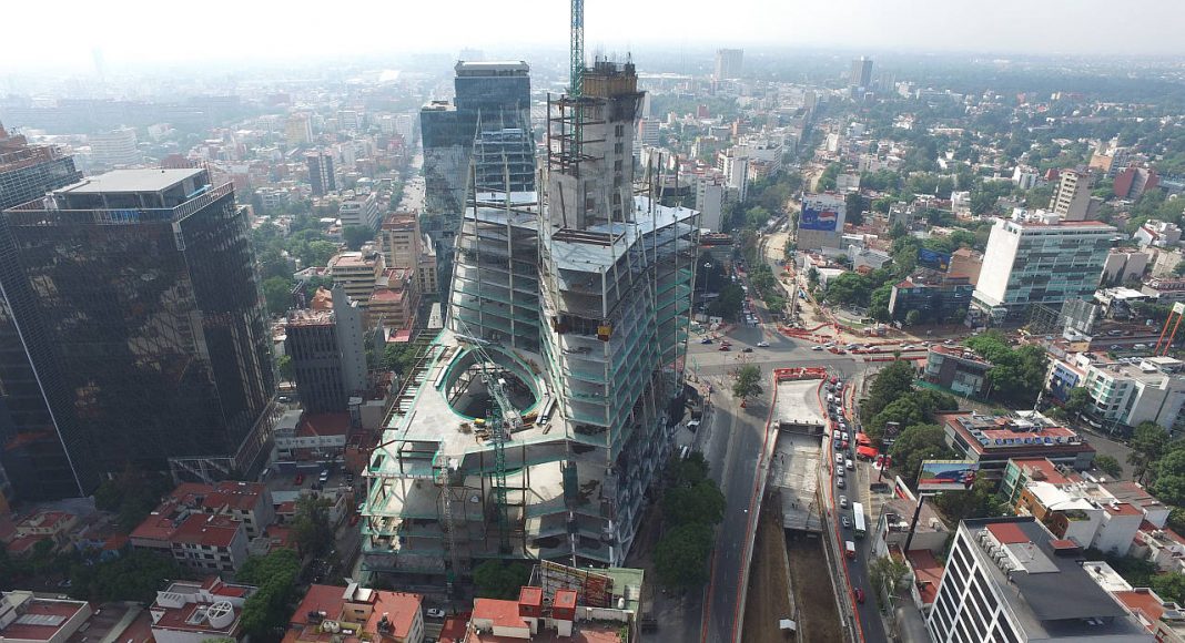 Obra en Construcción de la Torre Manacar : Fotografía © Pulso Inmobiliario