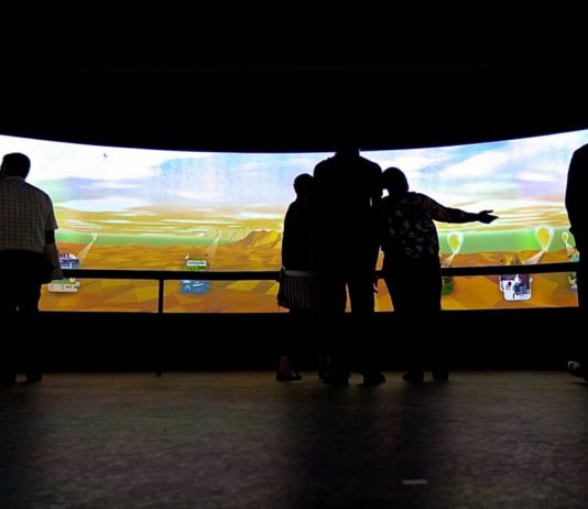 Skyspace 360° Landscape Experience by Stimulant : Photo © Stimulant, courtesy of NVIDIA Pro Graphics Blog
