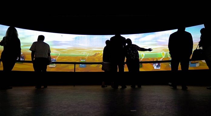 Skyspace 360° Landscape Experience by Stimulant : Photo © Stimulant, courtesy of NVIDIA Pro Graphics Blog