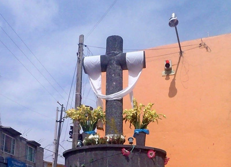 Cruz del Apostolado. Barrio San Antonio : Foto © INAH