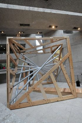 Inauguración Escultura Cubo Transitable de 6 metros del Arq. Teodoro Gonzalez de León : Fotografía © ALR - Secretaría de Cultura de México