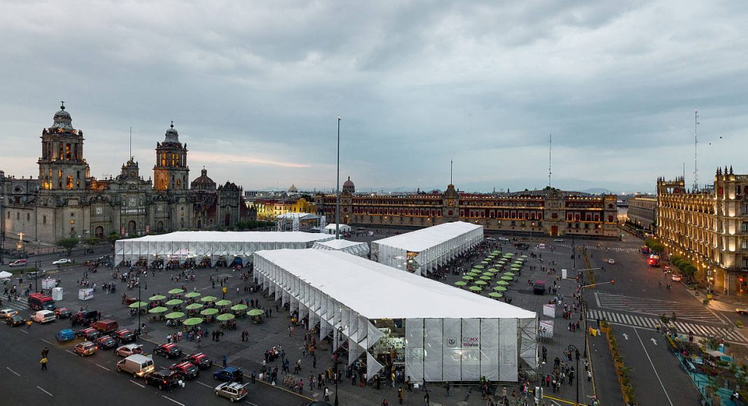 Pabellón Feria de las Culturas Amigas 2015 por MMX : Fotografía cortesía de © LIGA, Espacio para Arquitectura, DF