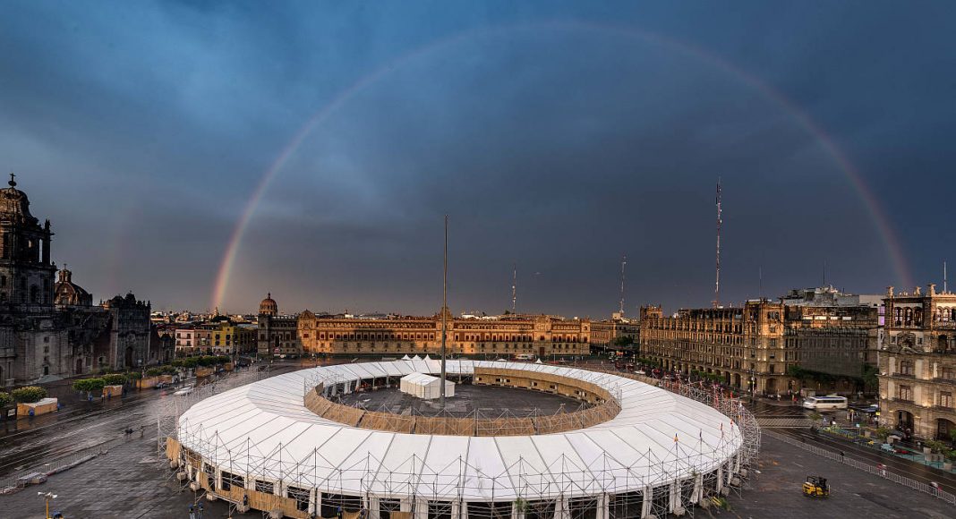 Pabellón Feria de las Culturas Amigas 2016 de Ambrosi Etchegaray : Fotografía cortesía de © LIGA, Espacio para Arquitectura, DF