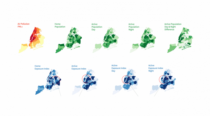 Urban Exposures by Senseable City Laboratory : Infographic © Senseable City Laboratory :: MIT