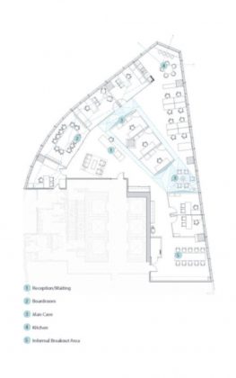 Edgar Office floor plan : Drawing © DIALOG