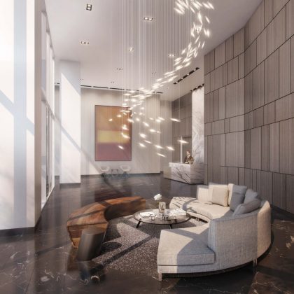 LUMINA Condominium Development Tower D Lobby : Photo credit © Steelblue