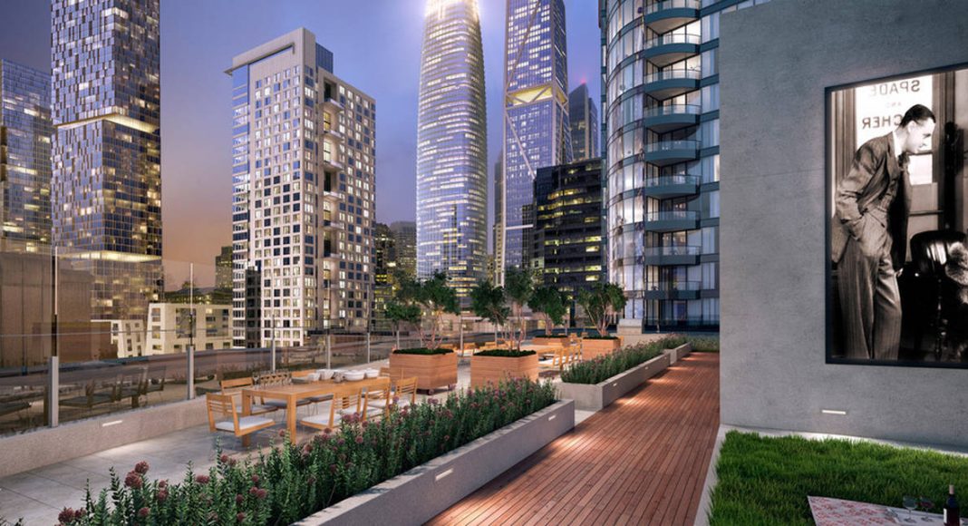 LUMINA Condominium Development Terrace/Roof Top Movie Lawn : Photo credit © Steelblue