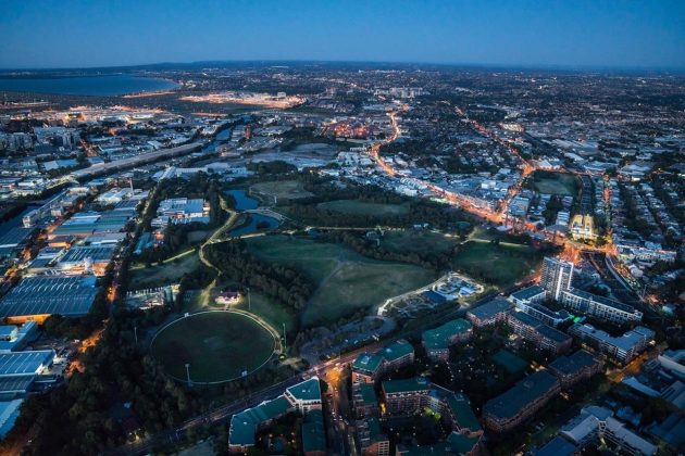 Turf Design Studio & Environmental Partnership with Alluvium, Turpin + Crawford Studio, Dragonfly Environmental and Partridge – Sydney Park Water Re-use Project : Photo credit © Ethan Rohloff