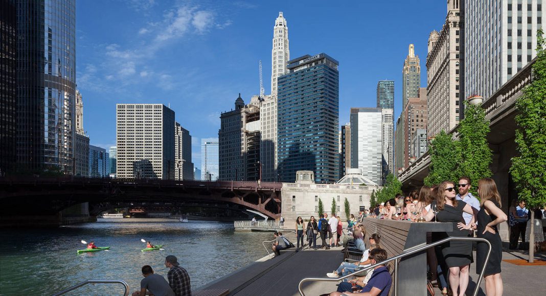 Chicago Riverwalk by Ross Barney Architects : Photo © Kate Joyce Studios