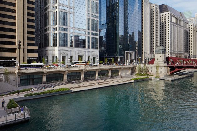 Chicago Riverwalk by Ross Barney Architects : Photo © Kate Joyce Studios