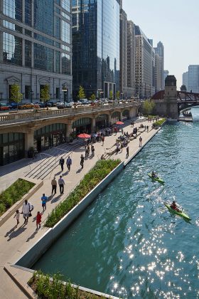 Chicago Riverwalk by Ross Barney Architects : Photo © Kate Joyce Studios