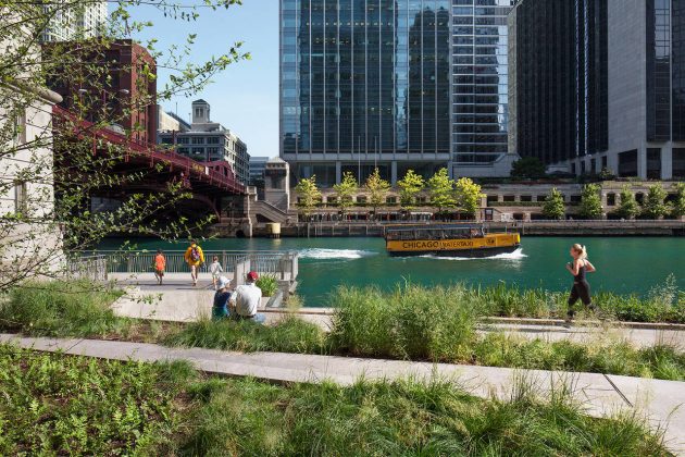 Chicago Riverwalk by Ross Barney Architects : Photo © Kate Joyce Studios