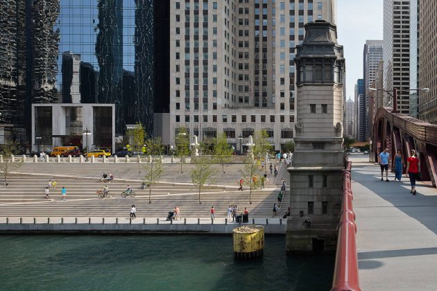 Chicago Riverwalk by Ross Barney Architects : Photo © Kate Joyce Studios