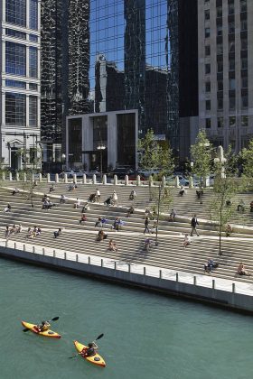 Chicago Riverwalk by Ross Barney Architects : Photo © Kate Joyce Studios