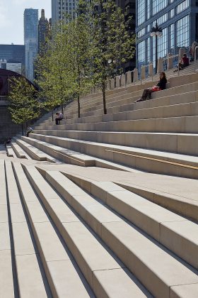 Chicago Riverwalk by Ross Barney Architects : Photo © Kate Joyce Studios