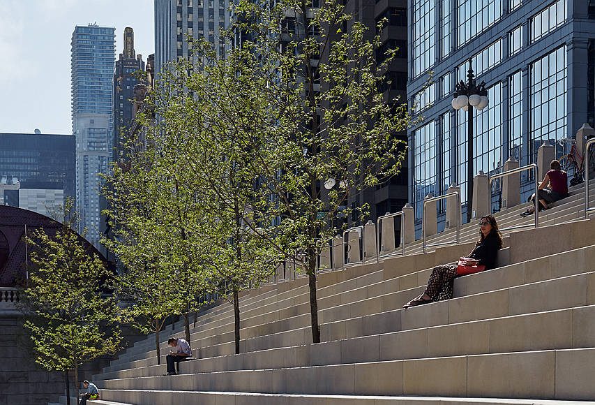 Chicago Riverwalk by Ross Barney Architects : Photo © Kate Joyce Studios