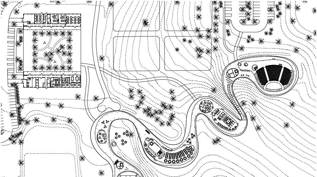 Grace Farms by SANAA Building Plan : Drawing © SANAA