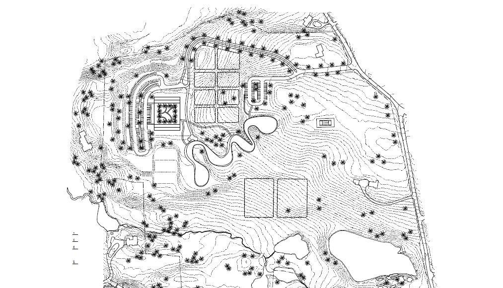 Grace Farms by SANAA Site Plan : Drawing © SANAA