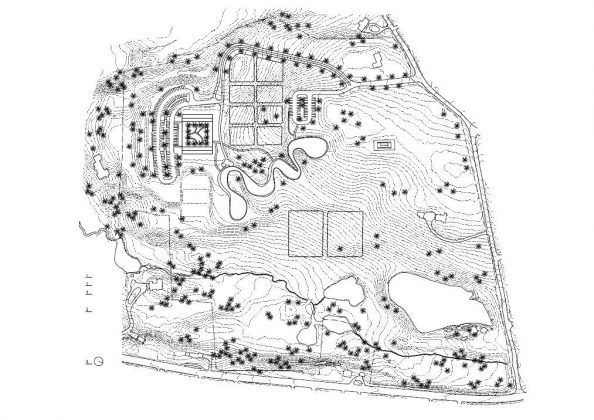 Grace Farms by SANAA Site Plan : Drawing © SANAA