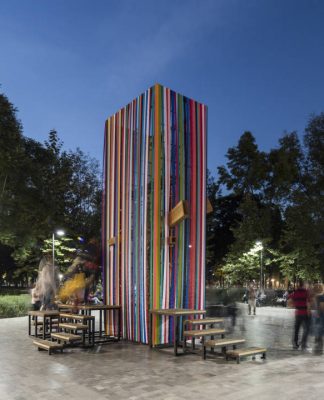 La Miradora diseñada por ARCHETONIC en el Abierto Mexicano de Diseño 2016 : Fotografía © Onnis Luque