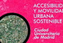 Concurso Accesibilidad y Movilidad Urbana Sostenible Ciudad Universitaria de Madrid : Cartel © COAM - © OCAM