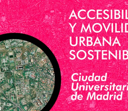 Concurso Accesibilidad y Movilidad Urbana Sostenible Ciudad Universitaria de Madrid : Cartel © COAM - © OCAM