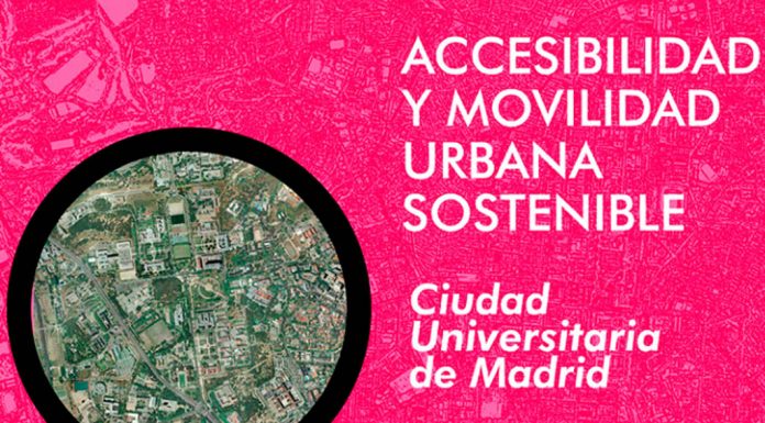 Concurso Accesibilidad y Movilidad Urbana Sostenible Ciudad Universitaria de Madrid : Cartel © COAM - © OCAM