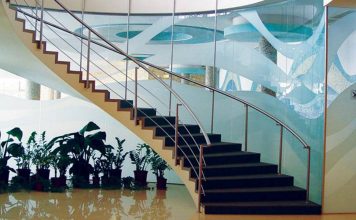 Forum Palace Sports and Recreational Center Vilnius, Lithuania with LLumar NRM-PS2 frosted window film : Photo courtesy of © Llumar