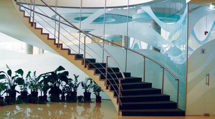 Forum Palace Sports and Recreational Center Vilnius, Lithuania with LLumar NRM-PS2 frosted window film : Photo courtesy of © Llumar