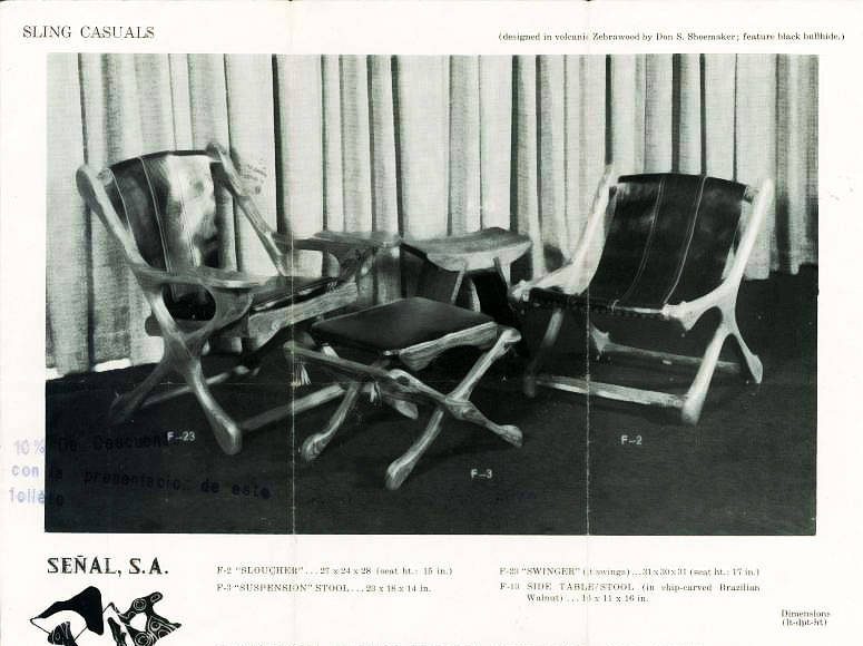 Sillón SLING diseñado por el destacado diseñador del Modernismo Mexicano Don Shoemaker, 1960 : Fotografía cortesía de © MASISA
