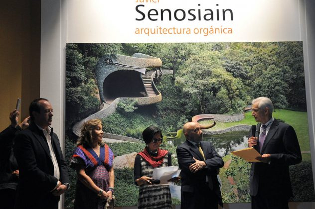 Exposición Javier Senosiain. Arquitectura orgánica, en el Museo Nacional de Arquitectura : Fotografía cortesía de © JVL Conaculta