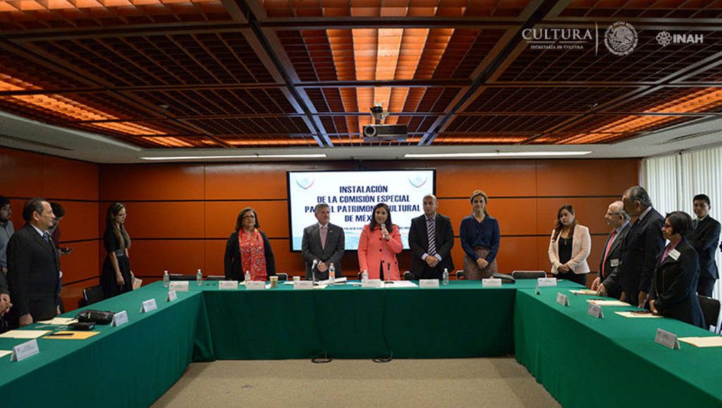 Declaración formal de la Comisión Especial para el Patrimonio Cultural de México : Foto © Héctor Montaño INAH