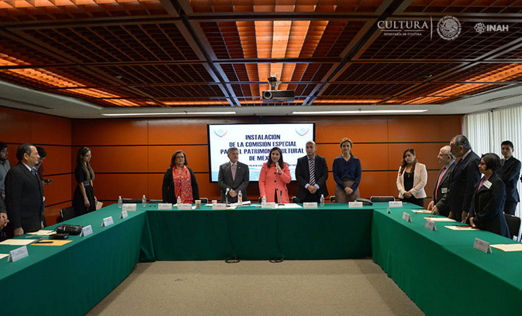 Declaración formal de la Comisión Especial para el Patrimonio Cultural de México : Foto © Héctor Montaño INAH