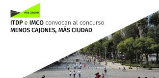 ITDP México e IMCO lanzan el concurso Menos cajones, más ciudad : Cartel © ITDP México