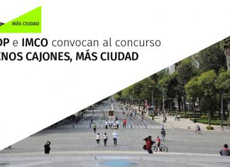 ITDP México e IMCO lanzan el concurso Menos cajones, más ciudad : Cartel © ITDP México
