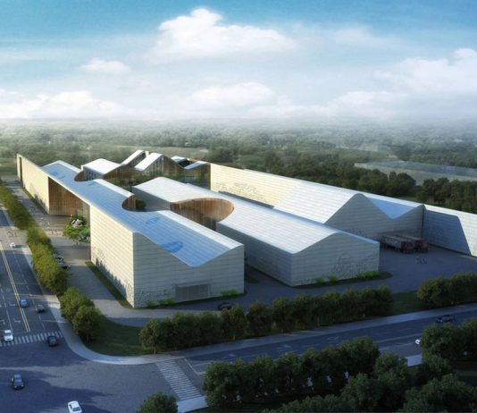 Aerial View from North-East : Photo credit © Project Team: Hui Jun Wang, Yuan-Sheng Chen, Florian Pucher, Milan Svatek, Christian Junge