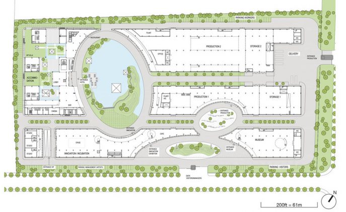 Ground Floor Plan : Photo credit © Project Team: Hui Jun Wang, Yuan-Sheng Chen, Florian Pucher, Milan Svatek, Christian Junge