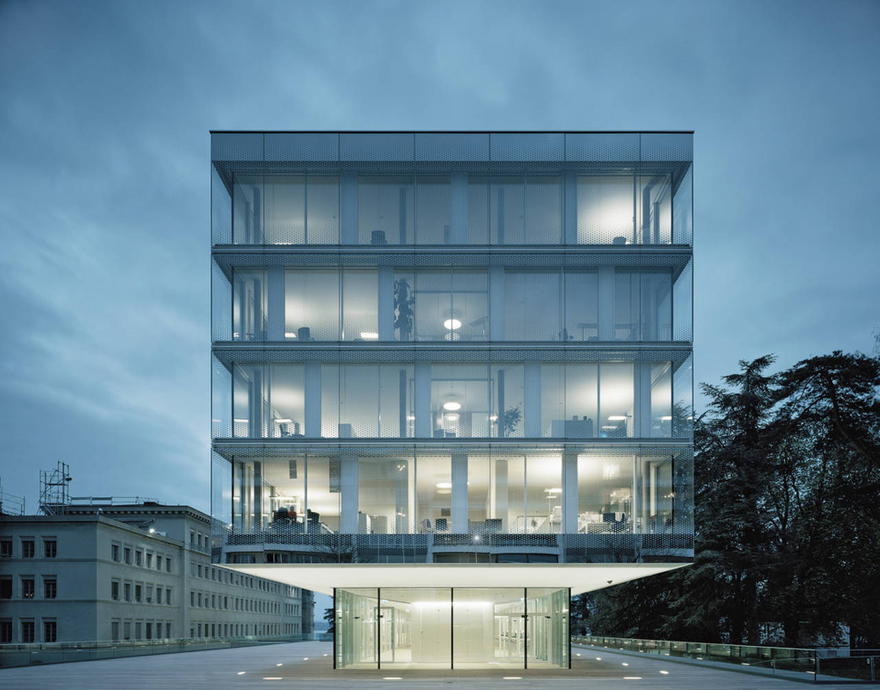 Crystalline Volume World Trade Organization in Genève, Switzerland by Wittfoht Architekten : Photo credit © Brigida González