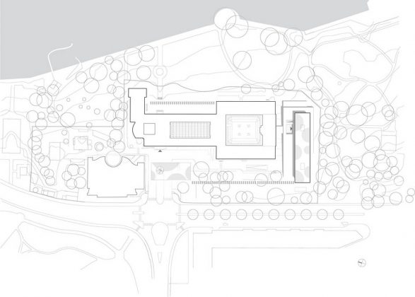 Site Plan World Trade Organization in Genève, Switzerland : Photo credit: Wittfoht Architekten